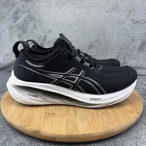 ASICS Gel-Nimbus 25 Shoes Womens Size 10 Black Mesh Running Sneakers Cushioned
